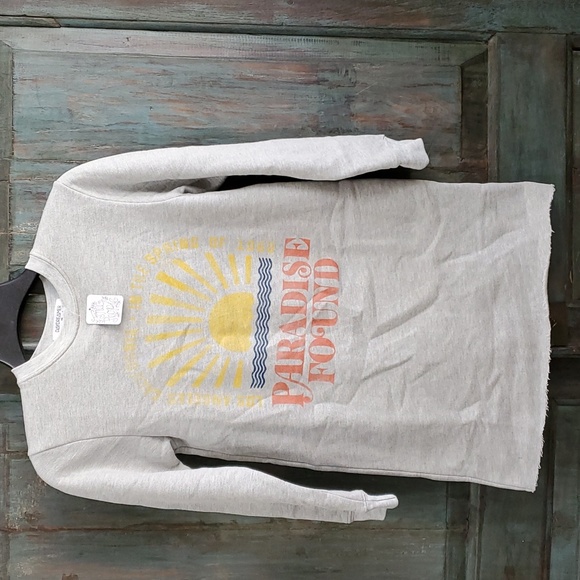 DAYDREAMER For Free People Paradise Found Top in Light Gray, Size XSMALL,  NWT - Picture 2 of 9